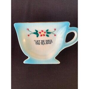 Vintage Tea Bag Holder Let me Hold the Tea Bag Courtesy of Servit Tea